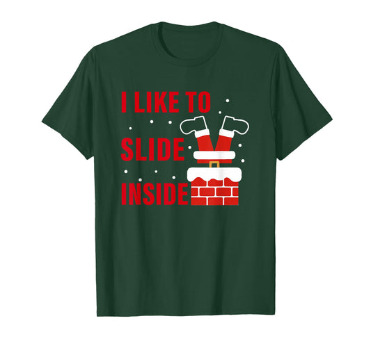I Like to Ride On Top I Like to Slide Inside Couple Matching T-Shirt