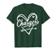 Vintage Chargers Name Heart Gift for Men Women Kids T-Shirt