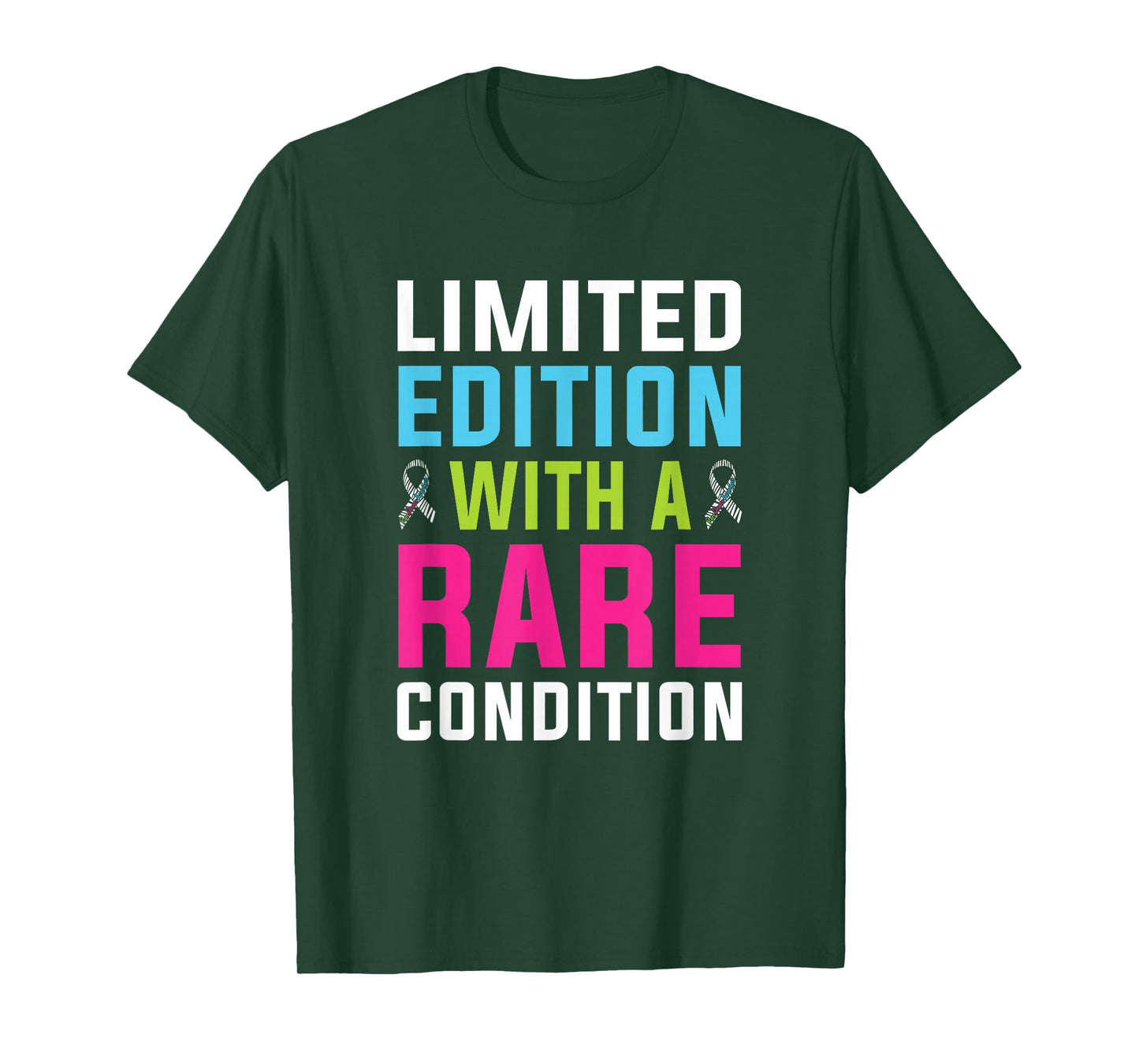 Rare Disease Awareness Day 2026 Rare Condition Zebra Ribbon T-Shirt