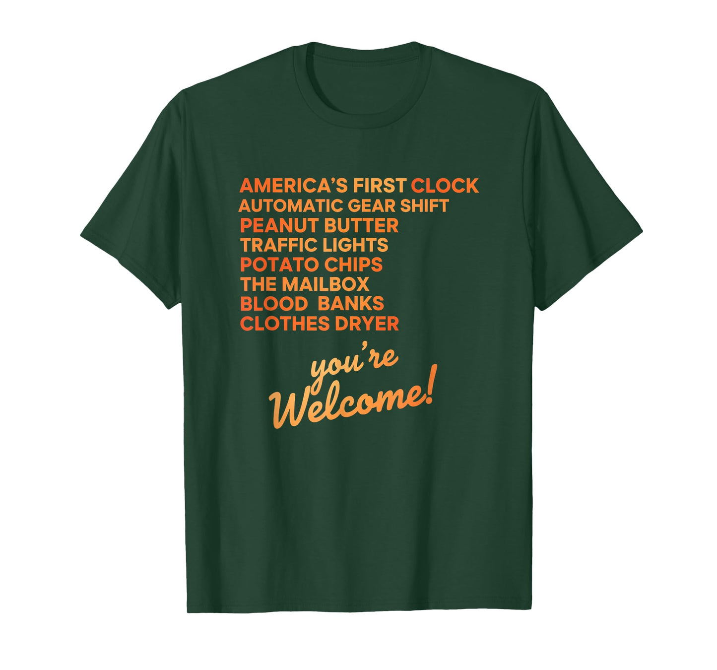 African American Teacher America S First Clock Peanut Butter T-Shirt