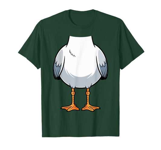 Seagull Shirt Adult Kids Men Women Seagull Costume T-Shirt