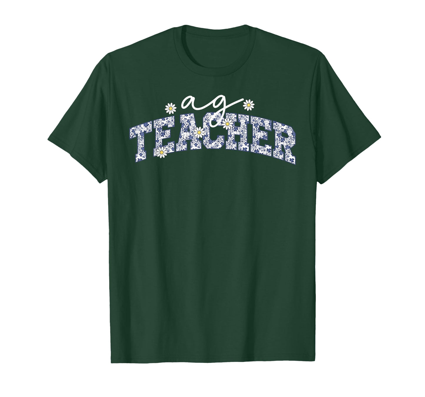 Toile Agriculture Teacher Daisy Flower Ag Teacher Farmer T-Shirt