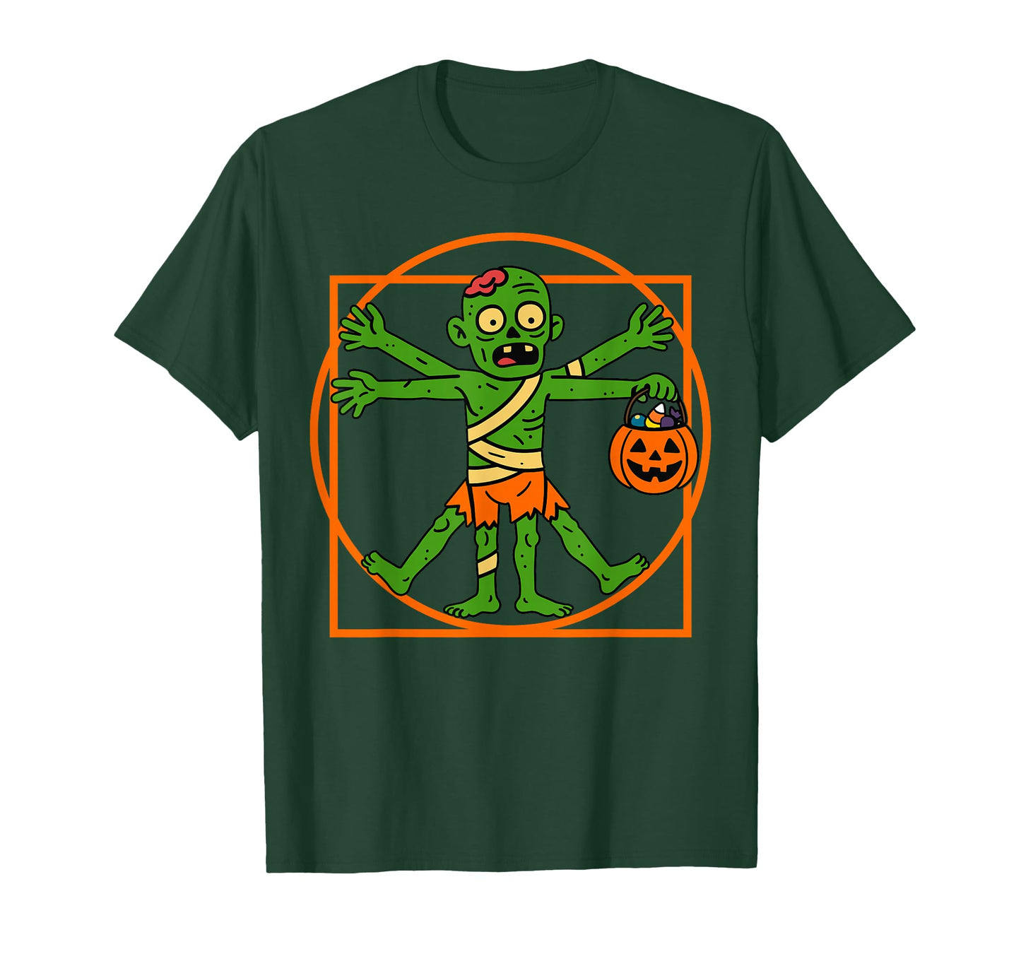 Zombie Men Women Kids Funny Halloween T-Shirt