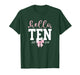 Hello Ten Est 2016 10th Birthday Girl Turning 10 T-Shirt