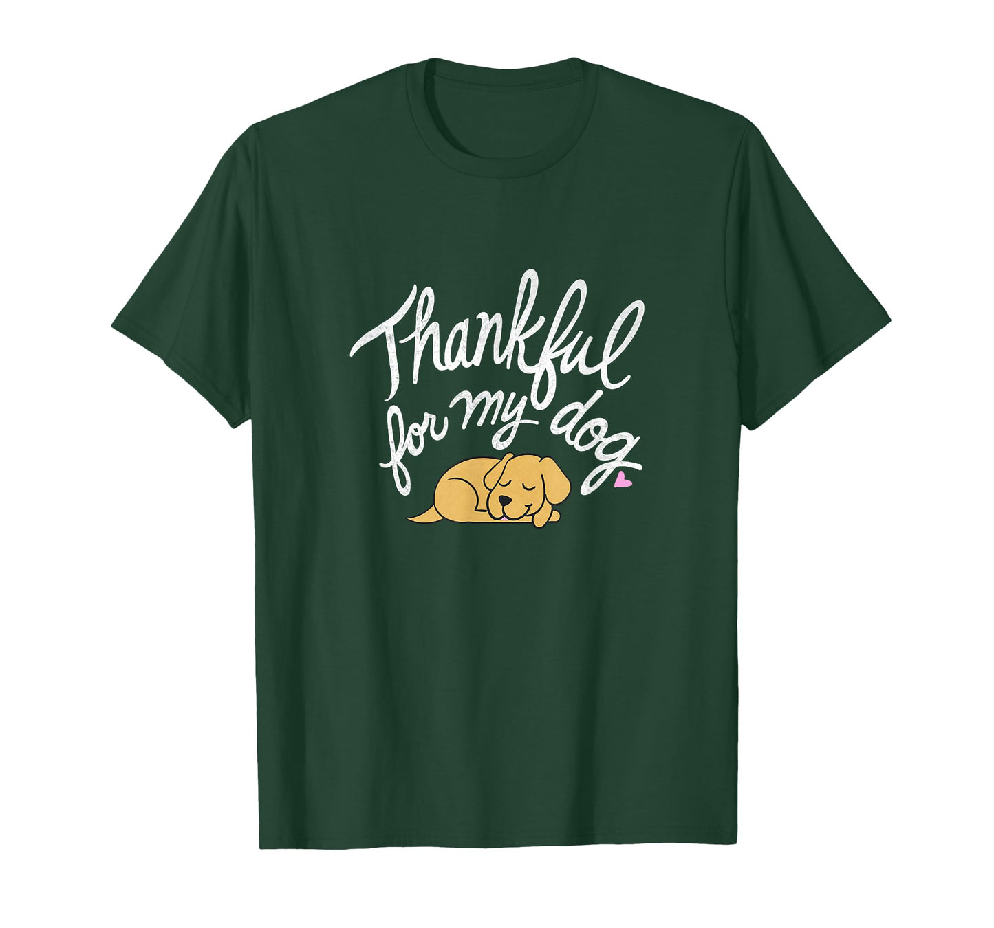 Thankful for My Dog Thanksgiving Dog Lovers T-Shirt