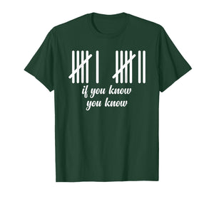 6 7 Funny If You Know You Know Tally Marks Six Seven Meme T-Shirt