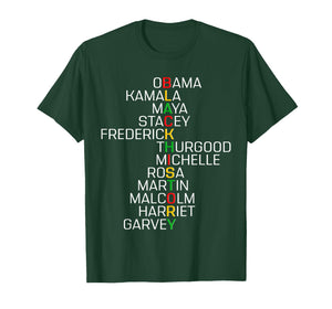 Black History Black Leaders Melanin African Men Women Kid T-Shirt