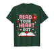 Read Your Heart Out Valentine Reading Book Girl Kid Teacher T-Shirt