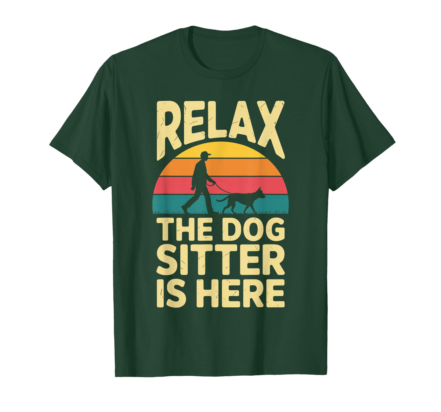 Funny Dog Sitter Design for Men Women Pet Sitting Dog Sitter T-Shirt