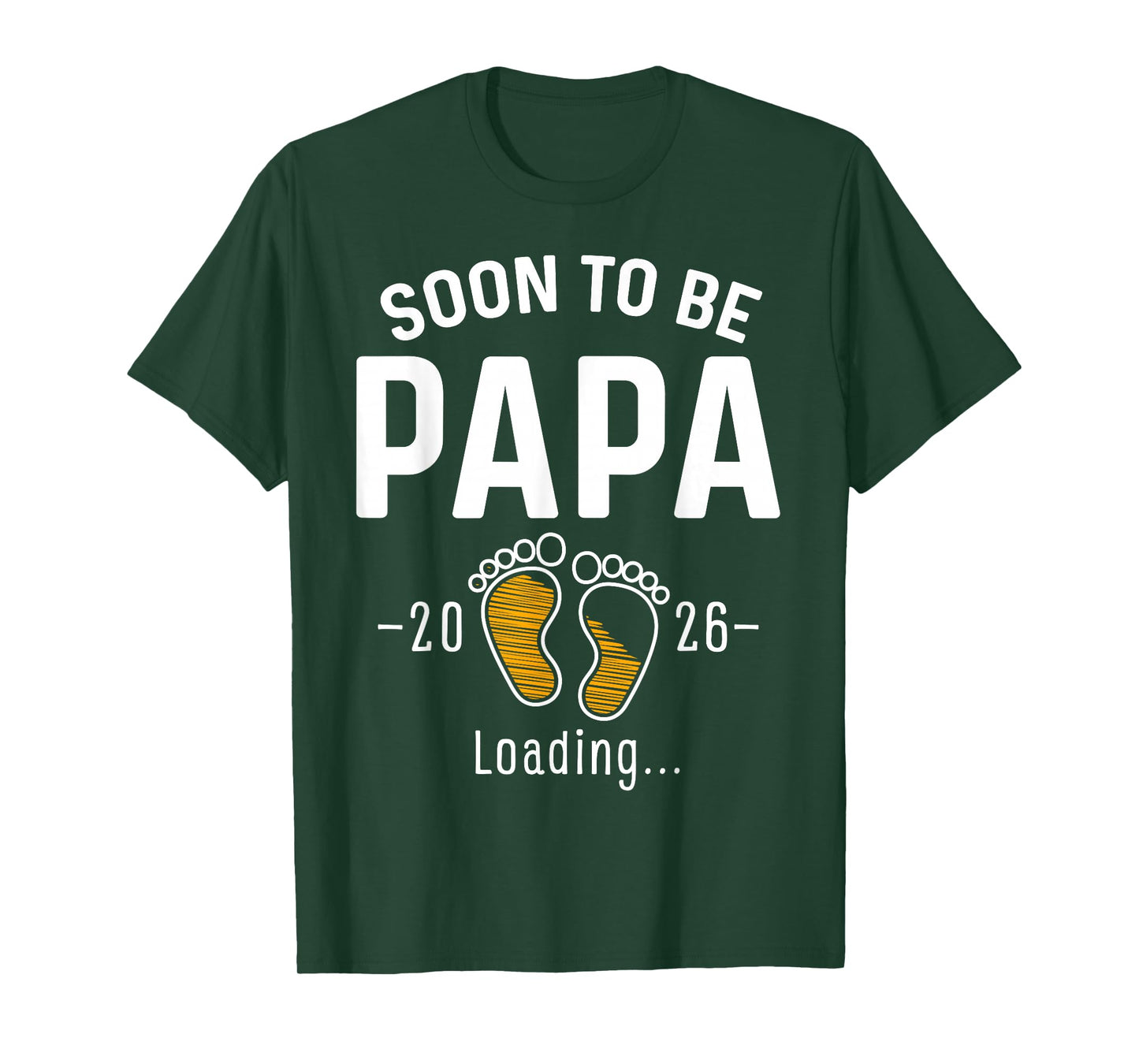 Soon to Be Papa Est 2026 Loading First Time Dad T-Shirt
