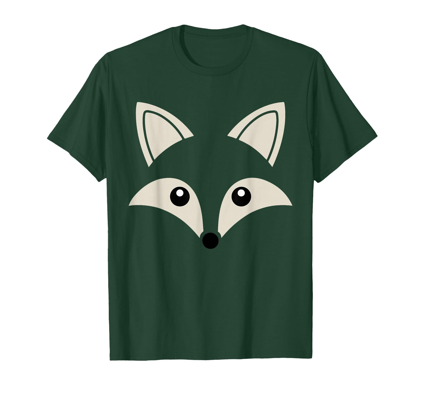 Cute Fox Face T-Shirt Awesome Halloween Costume T-Shirt