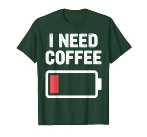 Funny Coffee Art for Men Women Caffeine Lover Coffee Drinker T-Shirt
