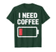 Funny Coffee Art for Men Women Caffeine Lover Coffee Drinker T-Shirt
