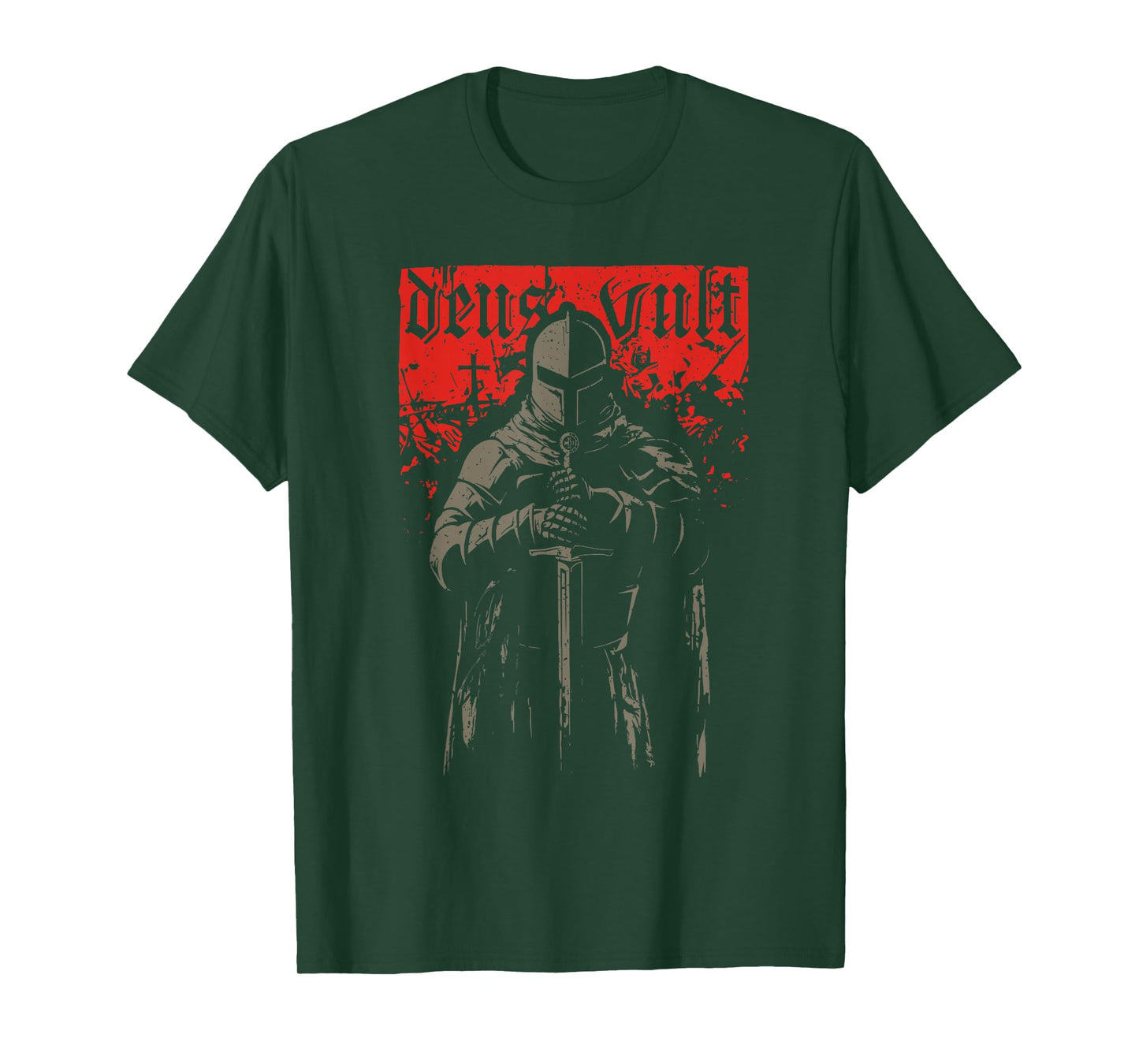 Deus Vult Knights Templar Crusades T-Shirt