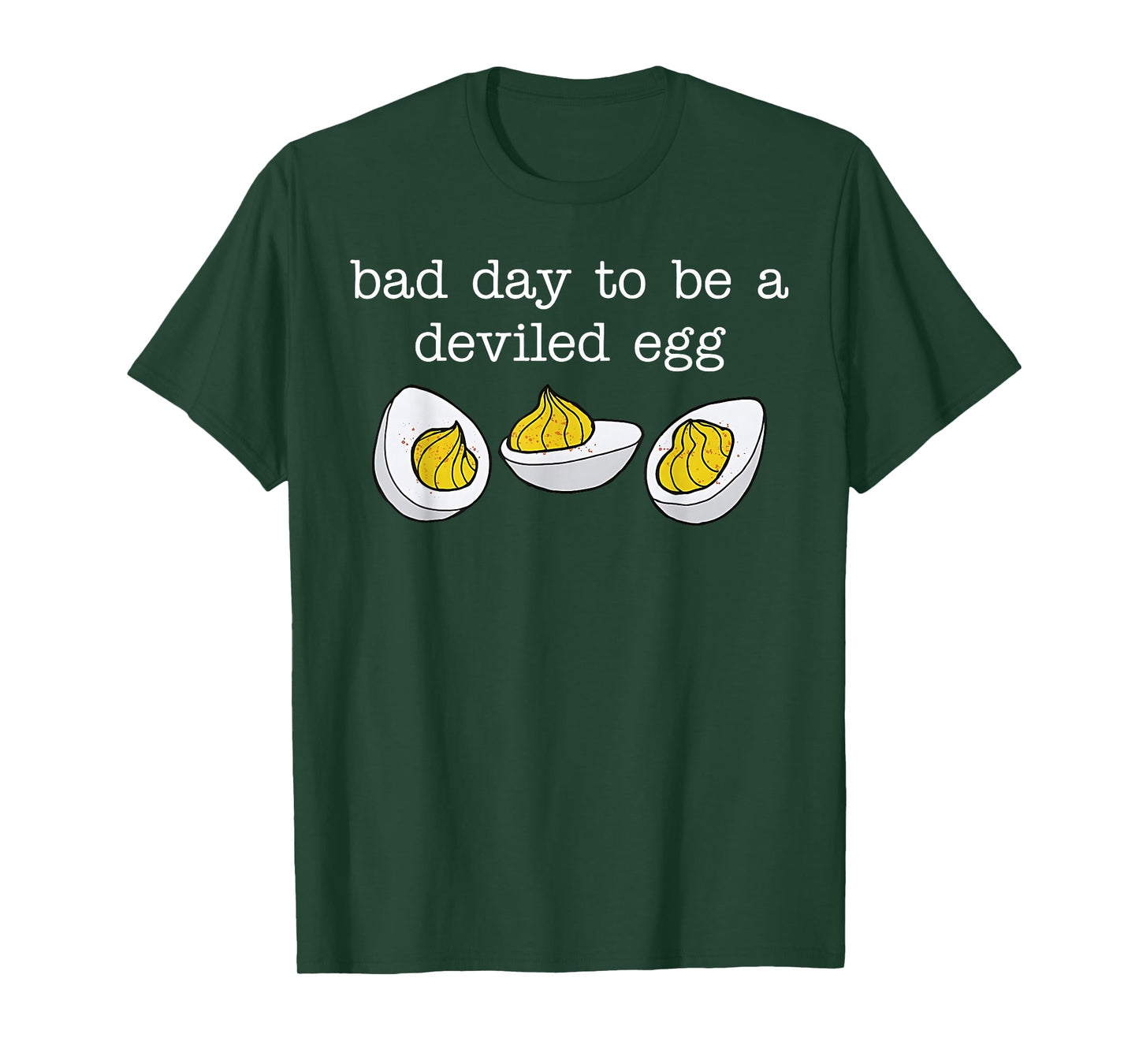 Retro Funny Thanksgiving Dinner Bad Day to Be a Deviled Egg T-Shirt