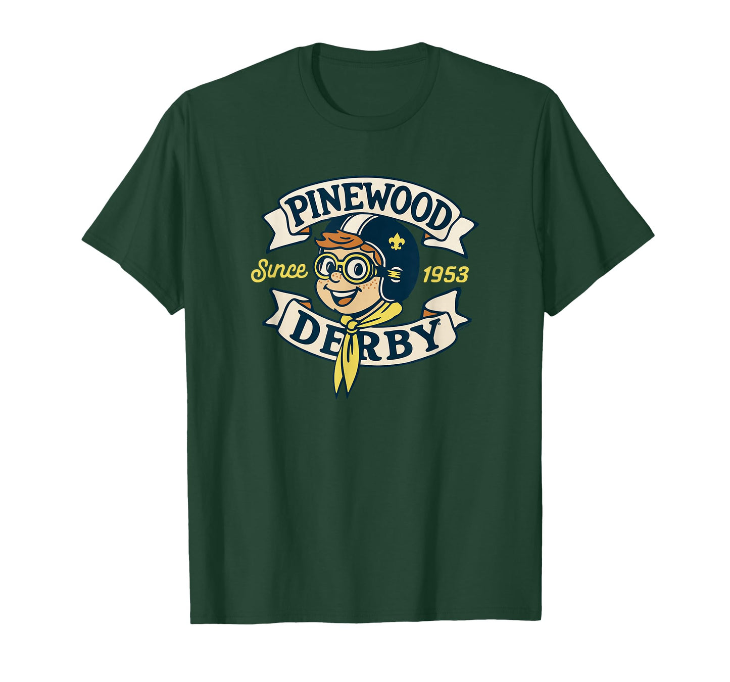 Cub Scouts Pinewood Derby Vintage Cartoon Racer T-Shirt