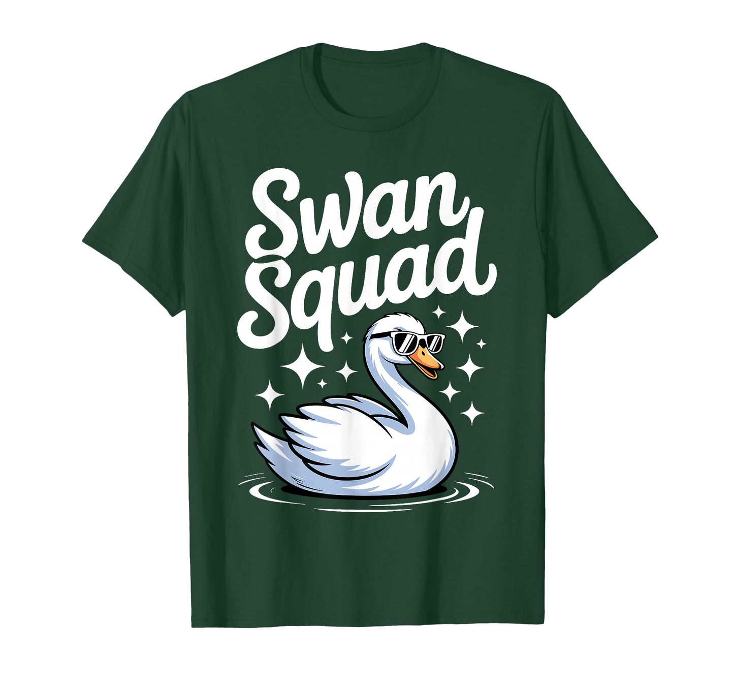 Funny Swan Design for Men Women Toddlers Animal Swan Lover T-Shirt