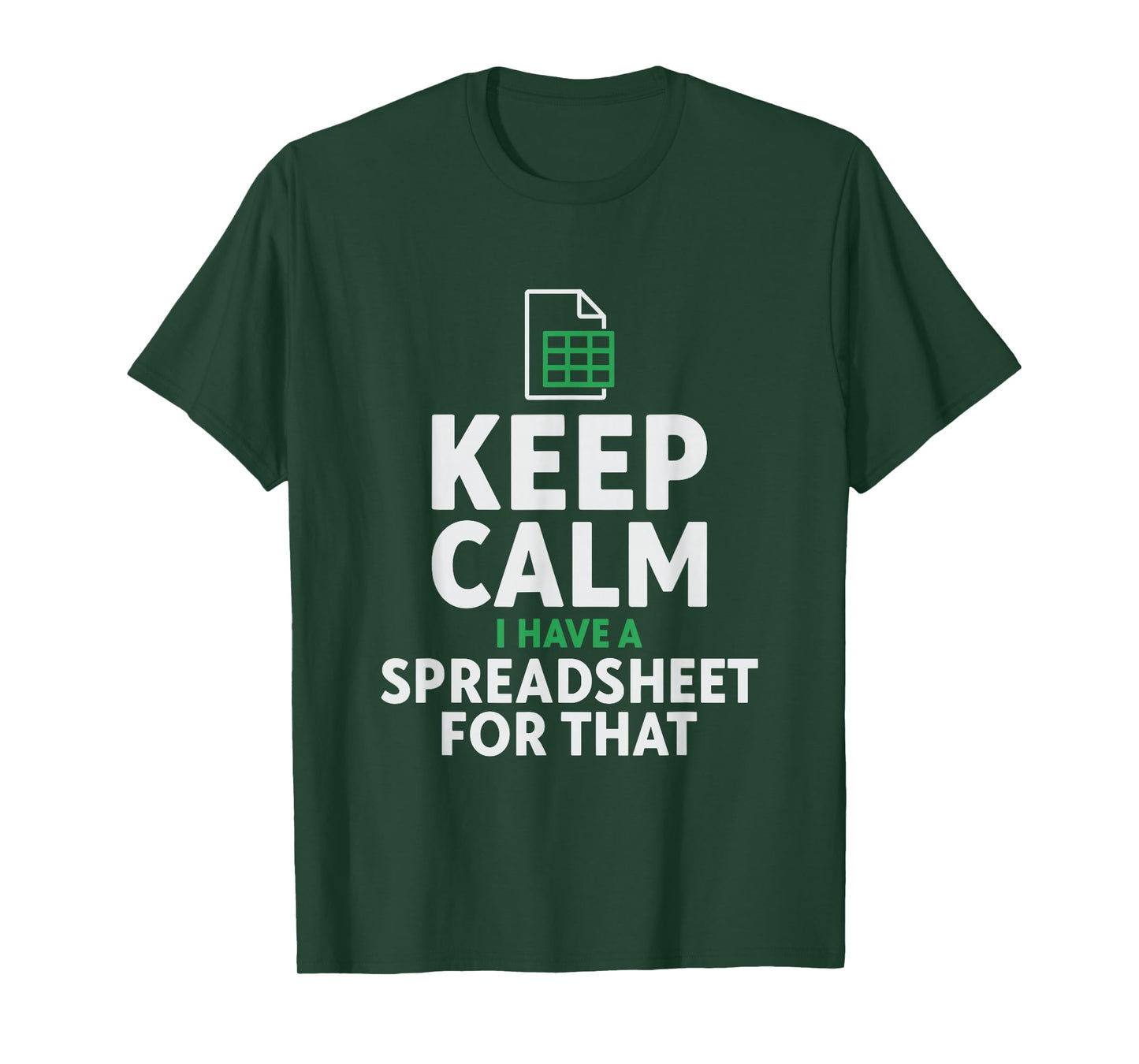Funny Excel Spreadsheets Lover Gift | Accountant Men Women T T-Shirt