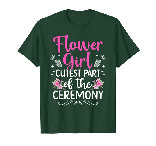 Flower Girl Cutest Part Petal Patrol Wedding Flower Girls T-Shirt