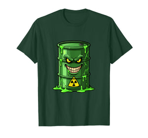 Evil Radioactive Toxic Barrel Nuclear Waste Slime T-Shirt