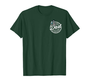 Skeleton Just Dad Who Always Comes Back with The Milk 2 Side T-Shirt