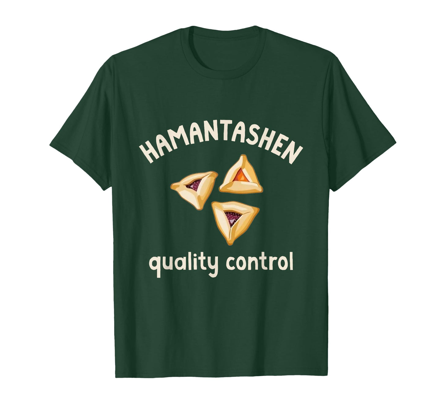 Hamantaschen Quality Control Happy Purim Queen Esther Party T-Shirt