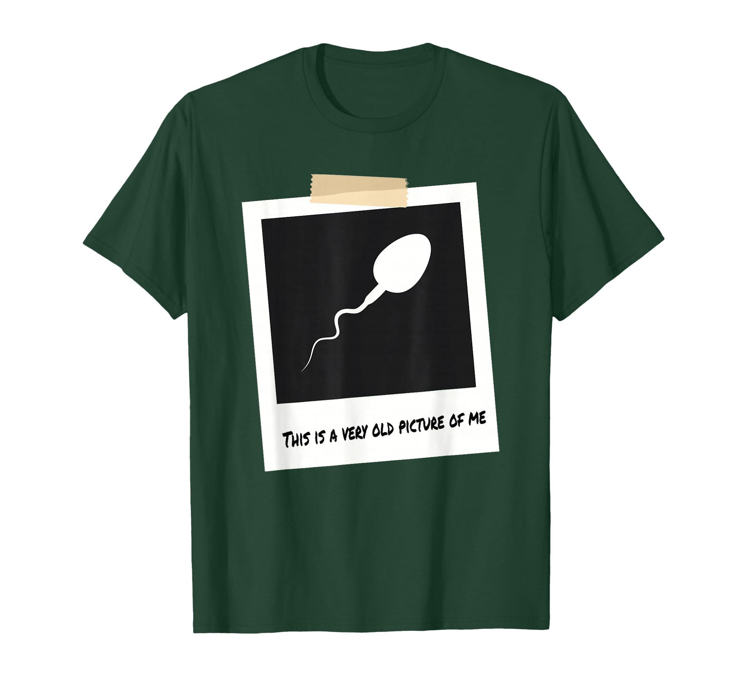 This is A Very Old Picture of Me Funny Sperm Birthday T-Shirt