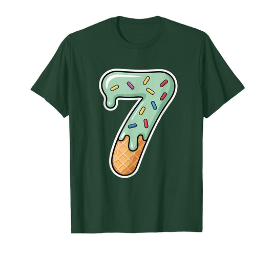 67 Ice Cream Drip Meme Six Seven Gen Alpha Slang T-Shirt