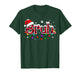 Bruh Funny Christmas Red Plaid Teens Boys Kids Xmas Pajamas T-Shirt