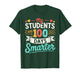 Groovy My Students are 100 Days Smarter 100th Day of School T-Shirt