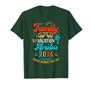 Family Vacation 2026 Aruba Matching Summer Vacation T-Shirt
