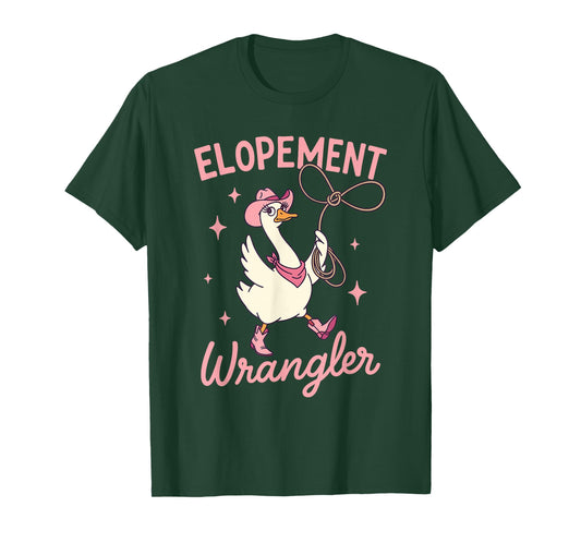 ABA Behavior Analyst Silly Goose Rodeo Elopement Wrangler T-Shirt