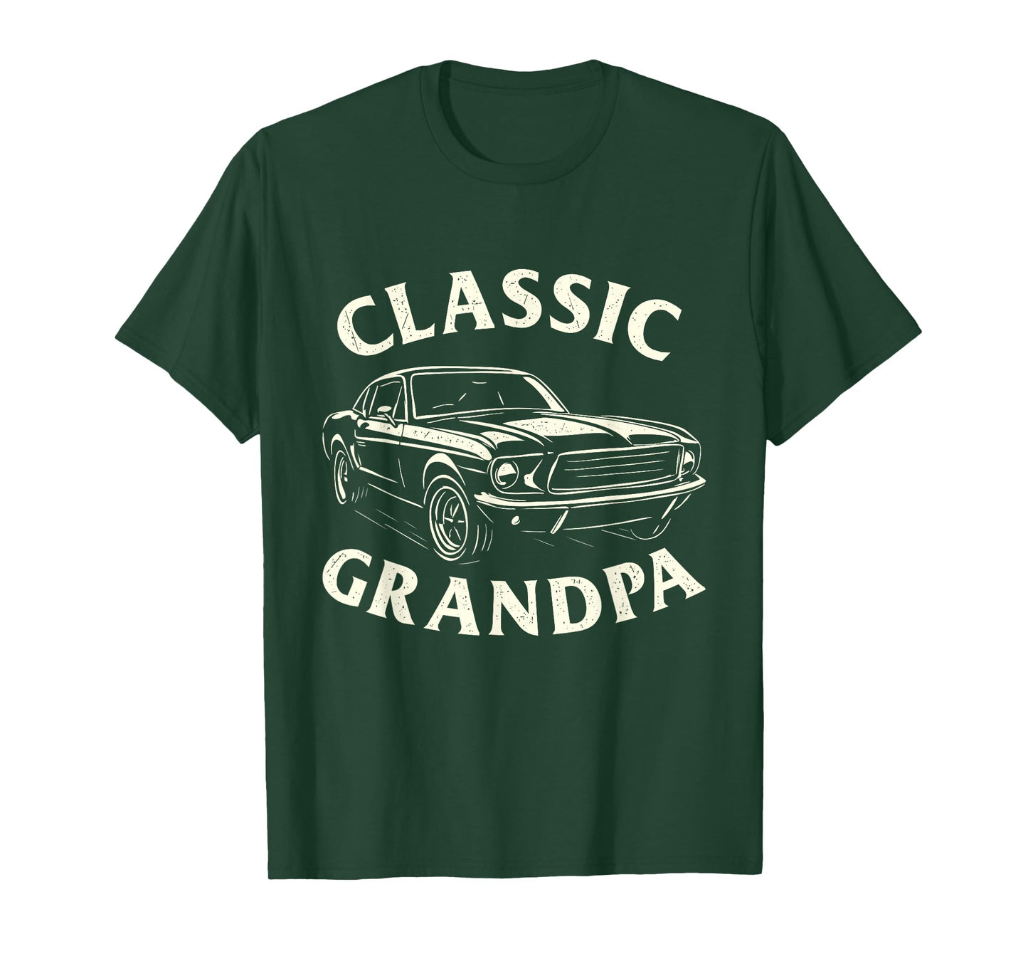 Classic Grandpa - Grandfather Papa Classic Car Lover T-Shirt