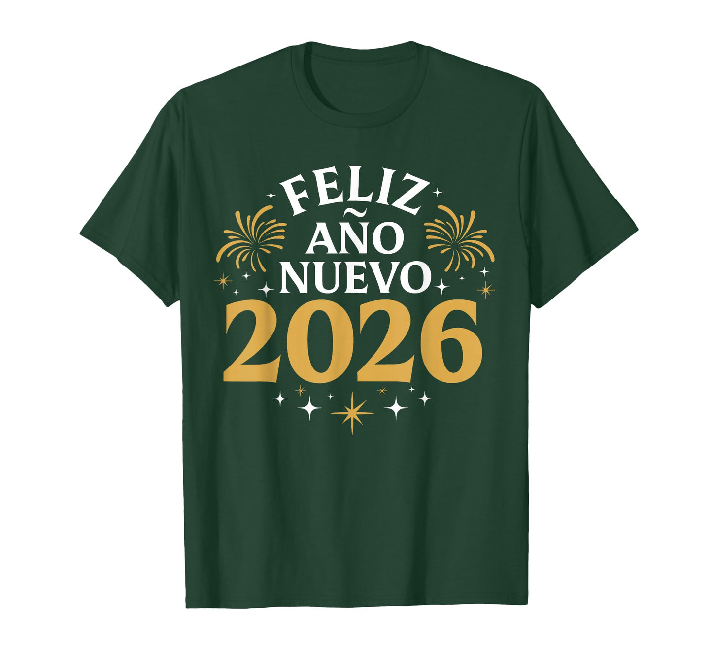 Feliz Año Nuevo 2026 Spanish New Years Eve Party T-Shirt