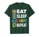 Retro Funny Gamer Eat Sleep Dandy Repeat Pixel Foodie T-Shirt