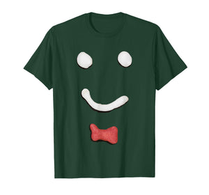 Gingerbread Man Face, Funny Party, Merry Christmas T-Shirt