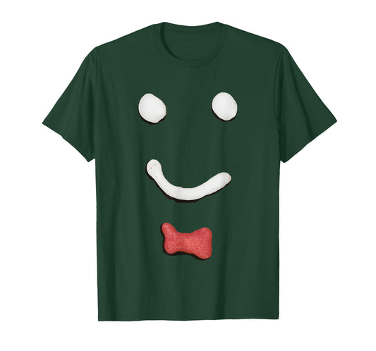 Gingerbread Man Face, Funny Party, Merry Christmas T-Shirt
