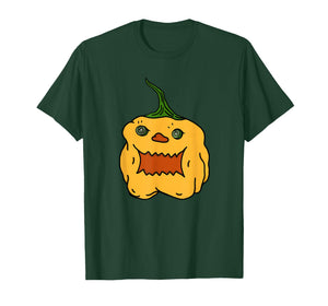 The Hungry Pumpkin Cute and Silly Halloween Comic Character T-Shirt