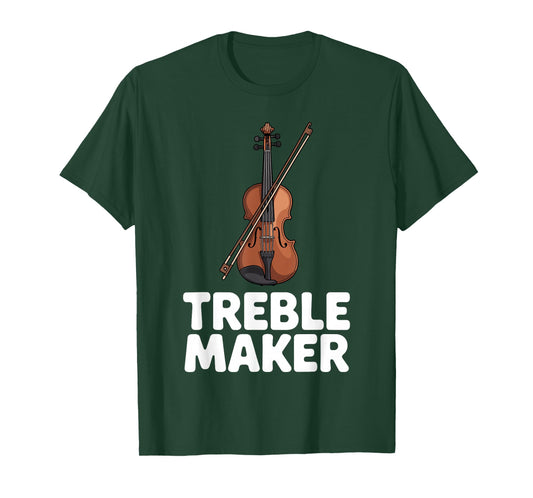 Violin Player Costume for Men Women Violin Teacher Violinist T-Shirt