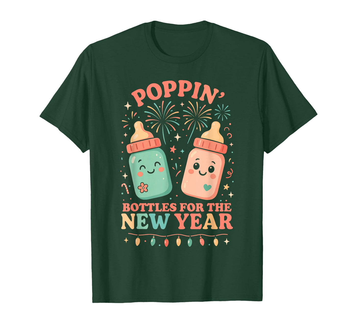 New Years Shirt, Nurse Popping Bottles for The New Year T-Shirt