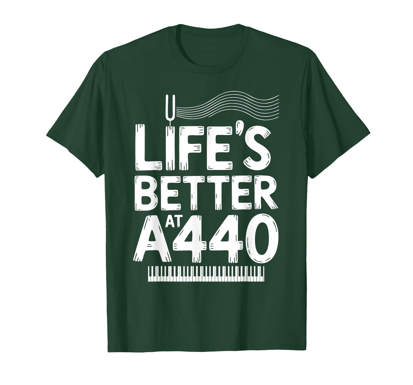 Piano Technician A440 Piano Tuner T-Shirt