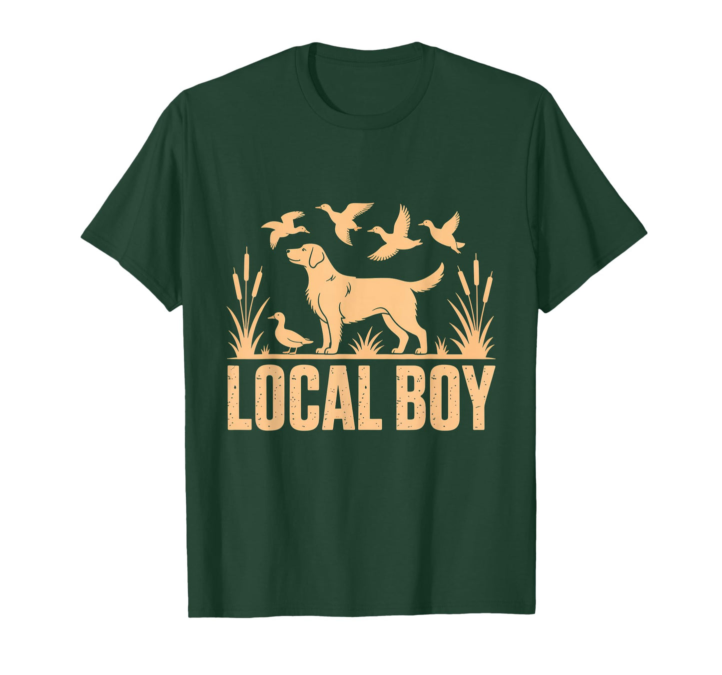 Local Boy Labrador Hunting Dog Duck Hunting T-Shirt