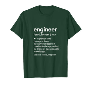 Engineer - Funny Definition Engineer Quote T-Shirt