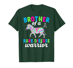 Brother of A Rare Disease Warrior Rare Disease Awareness T-Shirt