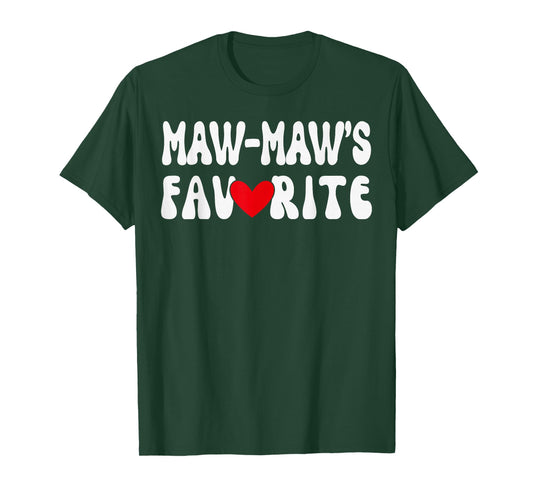 Maw-Maw’S Favorite Funny Grandparent Grandchild Humor T-Shirt