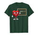 Valentine Heart Teacher Six Seven Math Boy Girl Teacher T-Shirt