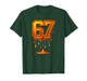 Dripping Gold 67 Meme Respect The Drip 67 Golden Aura Energy T-Shirt