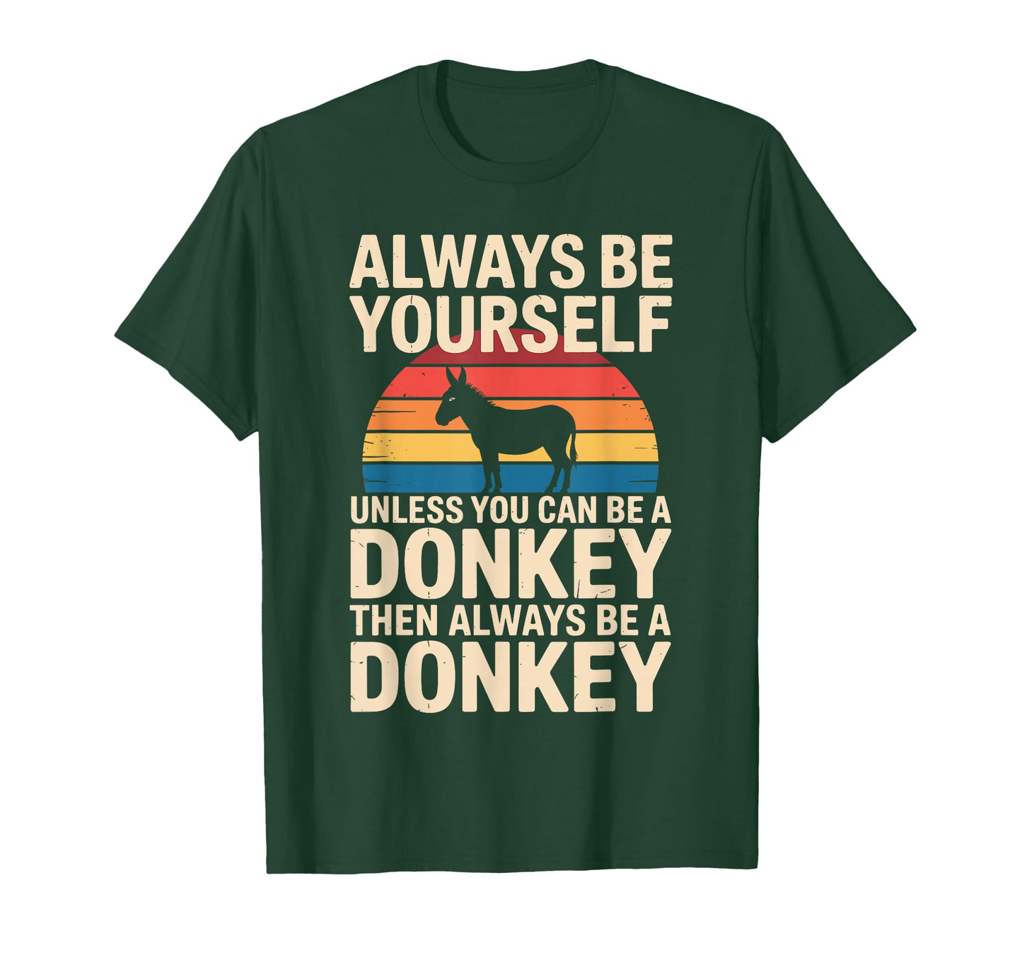 Cute Donkey Art for Men Women Kid Safari Animal Donkey Lover T-Shirt