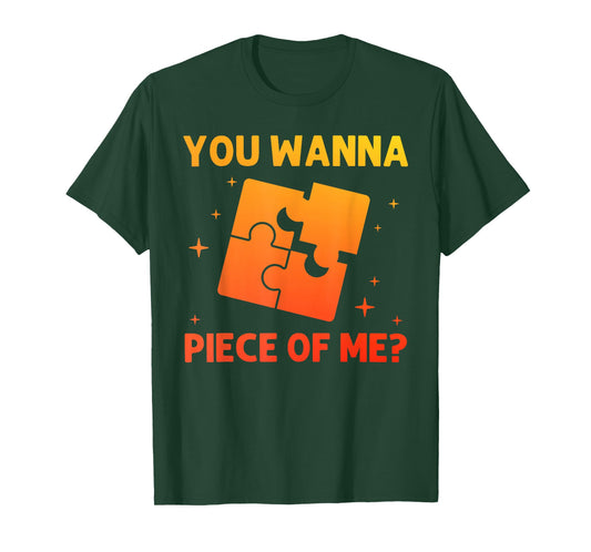 Funny Jigsaw Puzzle Design for Men Women Adults Puzzle Lover T-Shirt