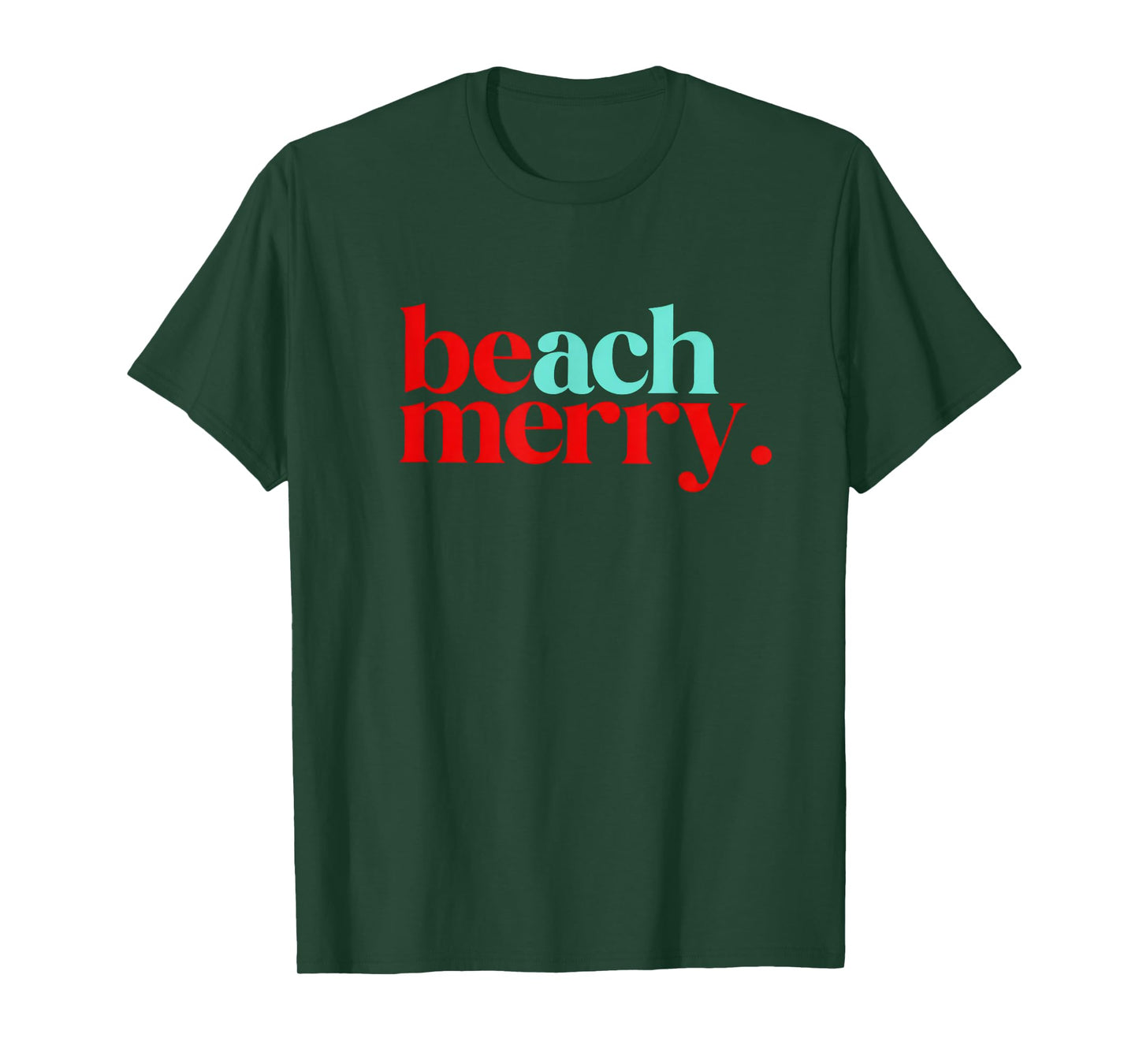 Beach Merry Christmas Funny T-Shirt